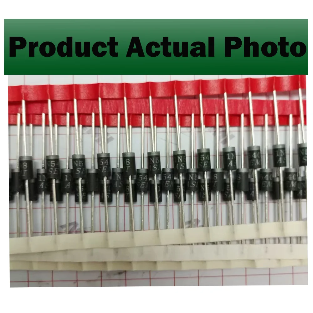 1N5408 Rectifier Diode 3A 1000V DO-27/DO-201AD Package Silicon Diode