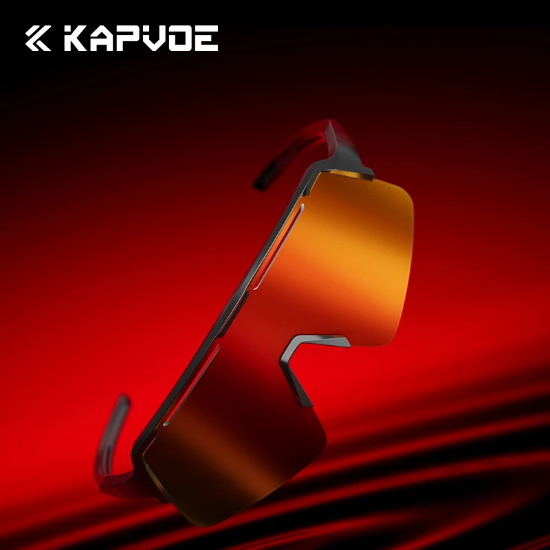 Kapvoe nouvelles lunettes de soleil de cyclisme sur route vtt vélo lunettes de cyclisme hommes femmes lunettes de sport de plein air UV400 lunettes de pêche