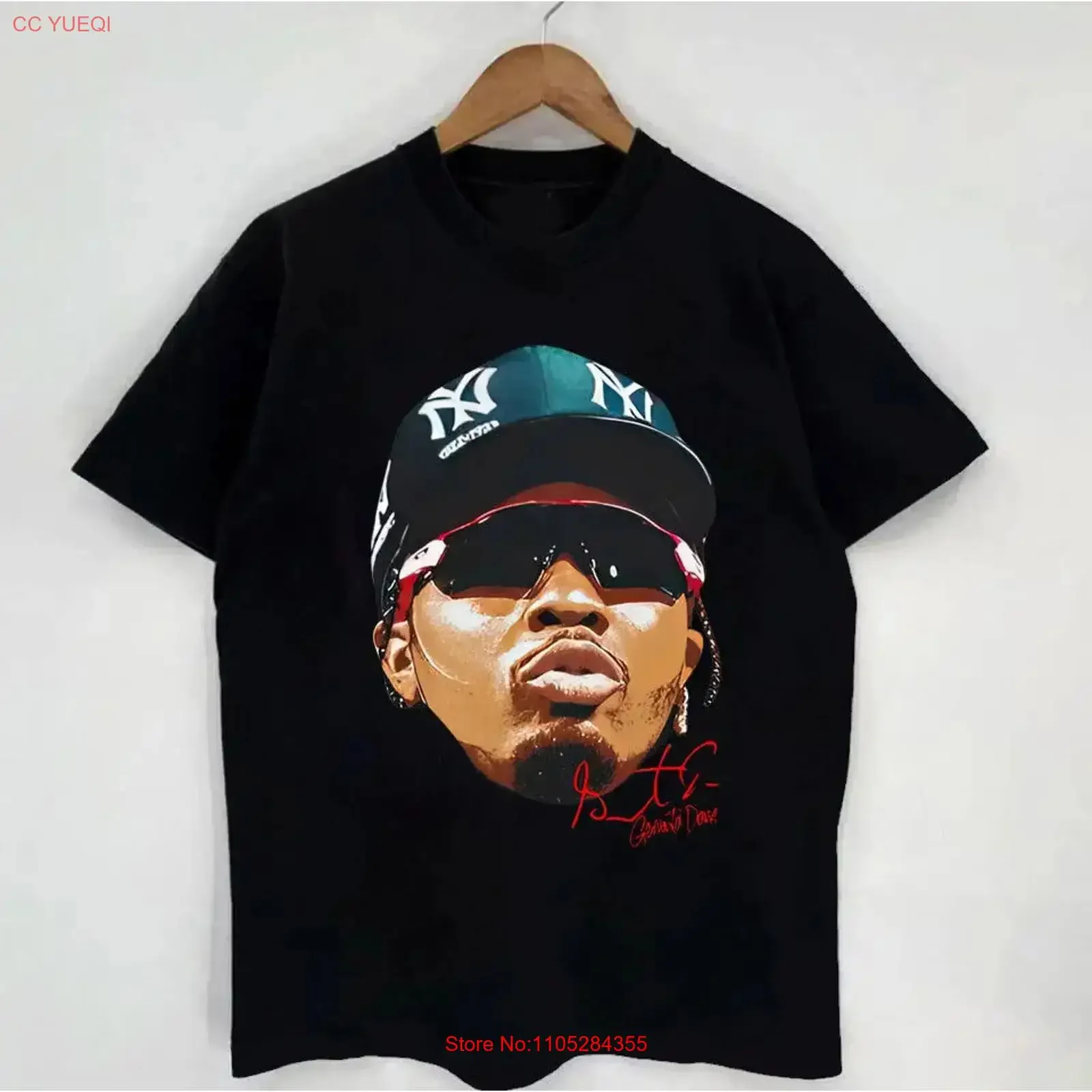 Gervonta Davis T Shirt Rare Jumbo Face Boxing For Fans vintage Washed fashion Breathable Soft streetwear Versatile Unisex