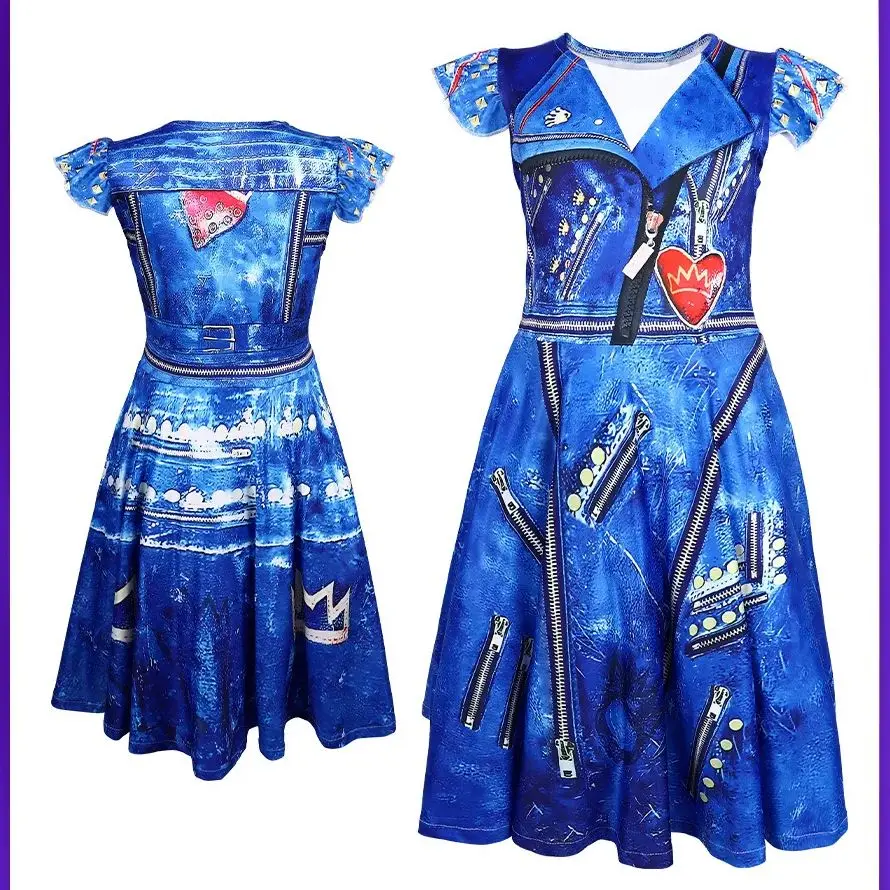 

Комбинезон Descendants3 на Хэллоуин, карнавальный костюм, костюм для выступления на сцене, потомки