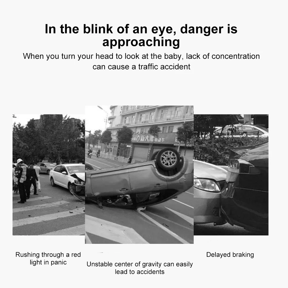 Auto-Rücksitzspiegel, verstellbar, 360 Grad drehbar, Baby- und Kindersicherheit, Rückspiegel für den Rücksitz. – Detail 11