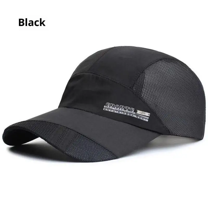 Unisex Baseball Cap For Outdoor Sports Summer UV Protection Adjustable Quick Dry Braethable Tennis Hat Fashion Brim Hats