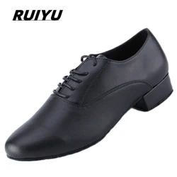 Men's Latin Dance Shoes Black Classic Salsa Tango Ballroom Dance Shoes Comfortable Men's Shoes Sneakers