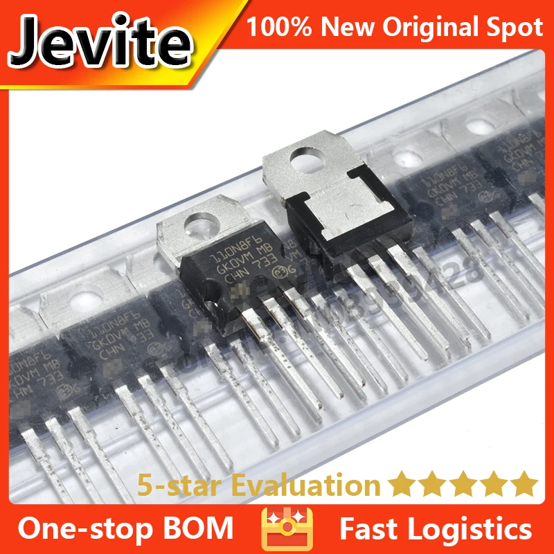 

Jevite 100% New Original electronics Controller 110N8F6 STP110N8F6 80V 110A TO-220 MOSFET Transistor