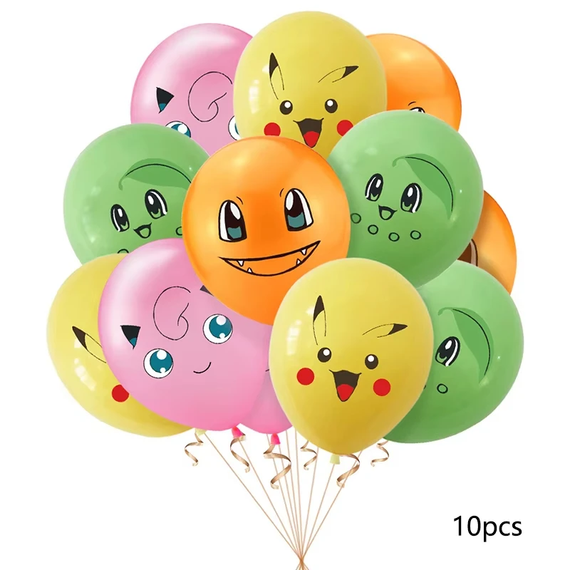 Pokemon Verpackung Tasche Geschenk Tasche Pikachu Thema Geburtstag Party Luftballons Süßigkeiten Snack Geschenk Tasche Charmander Squirtle Kinder Spielzeug Geschenke