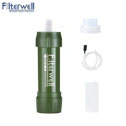 Filterwell Mini Camping Water Filter Straw Filtering Outdoor Personal Purified Drinking Travel Hiking Survival Gear Accessories