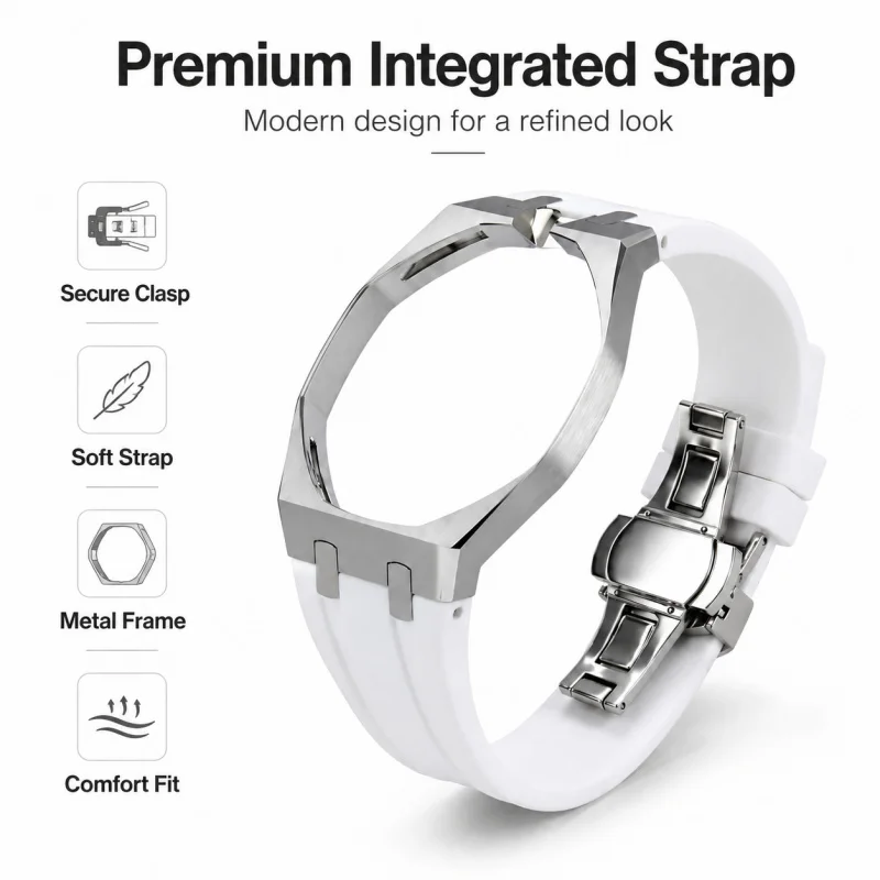 Premium Stainless Steel Case Silicone Strap Mod Kit for Swatch x AP Royal Pop Pocket Watch to Wristwatch Personalized Accessorie