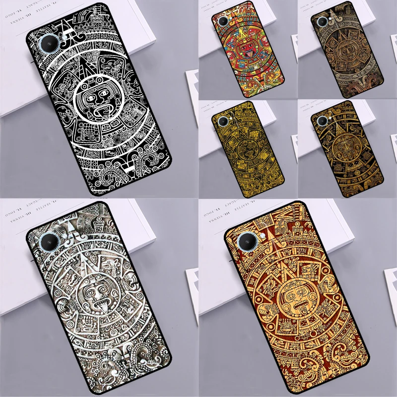 Mayan Calendar For Realme C55 C53 C35 C33 C31 C30 C25s C21Y C11 GT Neo 3T 2T GT Neo 5 10 11 Pro Plus Case