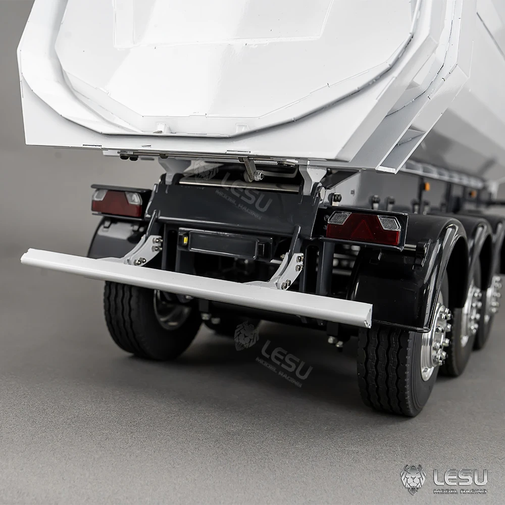 

1/14 LESU Metal Hydraulic RC Dump Trailer 3Axles for DIY TAMIYAYA RC Tractor Truck TOUCAN Remoted Car R620 770S FH16 Vehicle Toy