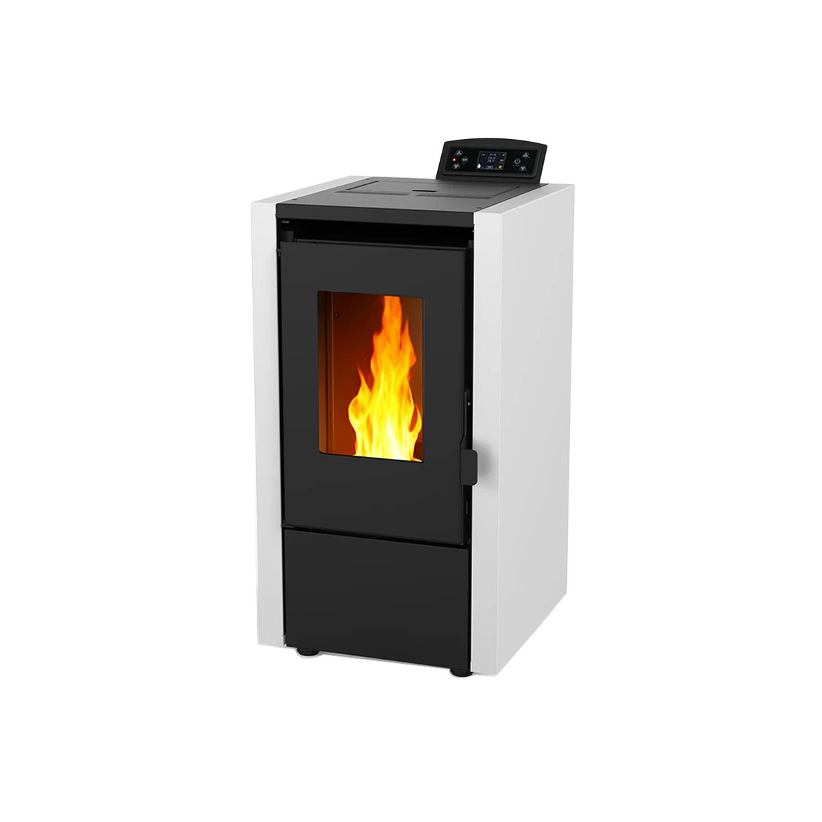 

CE ROHS Certification 6.5KW Automatic Feeding Smokefree Small Pellet Stoves With Wifi Remote Control