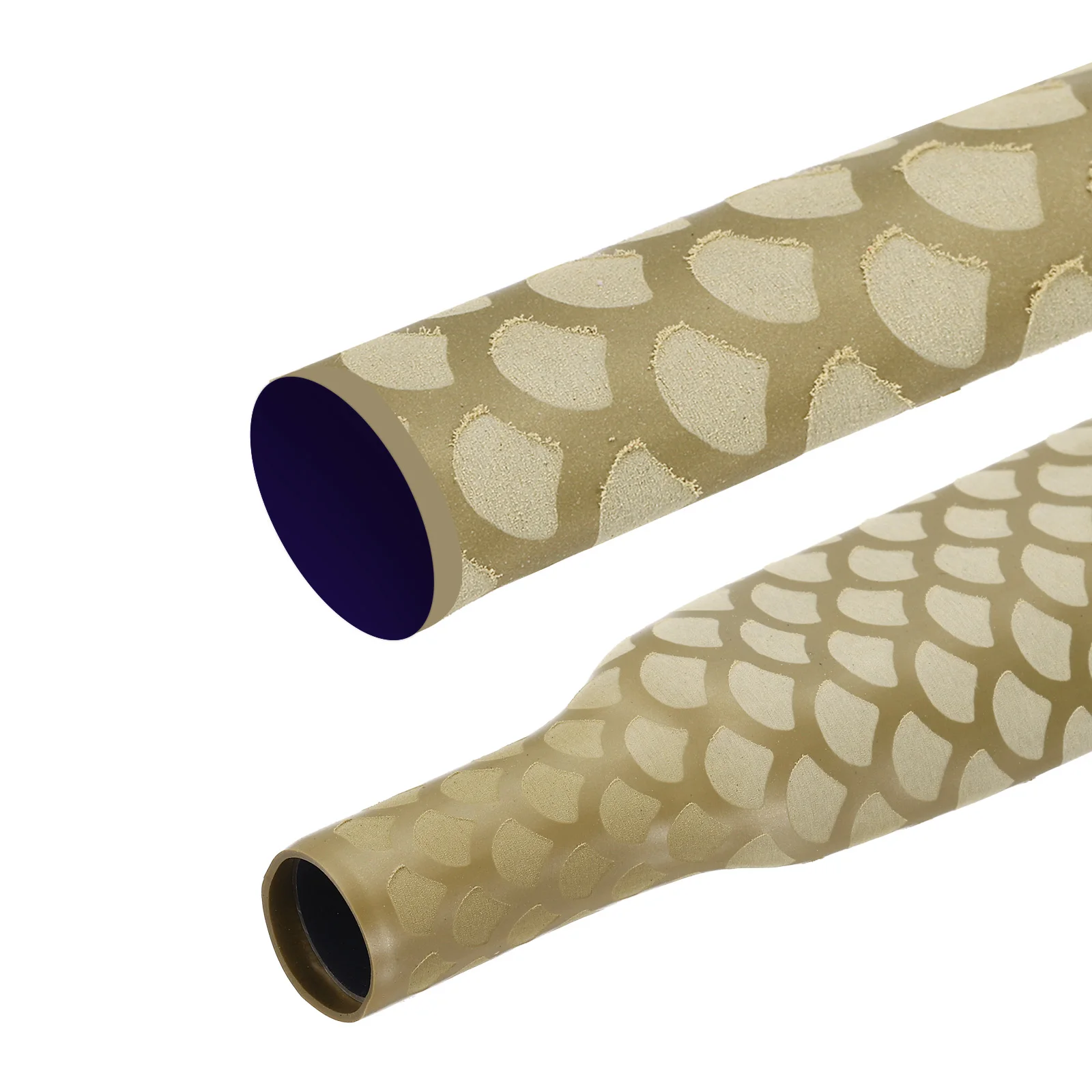 1m Anti-Slip Heat Shrink Tube for Fishing Rods 1.8:1 Waterproof Insulation Fish Scale Pattern Heat Shrink Wrap Handle Rod Grip