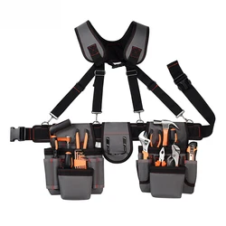 Tool Belt, Backpack-Style Tool Belt, Combination Tool Bag, Multi-Functional Equipment, Portable Bag, Household Tool Box