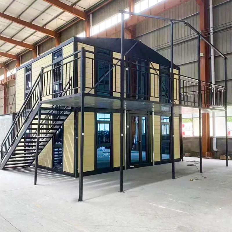 High End 40FT Expandable Container House Luxury Prefab Villa 3 2 Bathrooms Kitchen Prefabricated Modular Container House