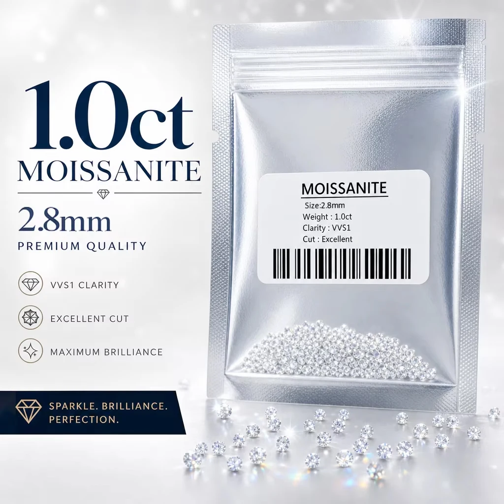 100% echte Moissan ite Pass Diamant Tester Stift gra Zertifikate d vvs1 Top Belgien Schnitt billigsten Fabrik preis Moissan ita Edelsteine
