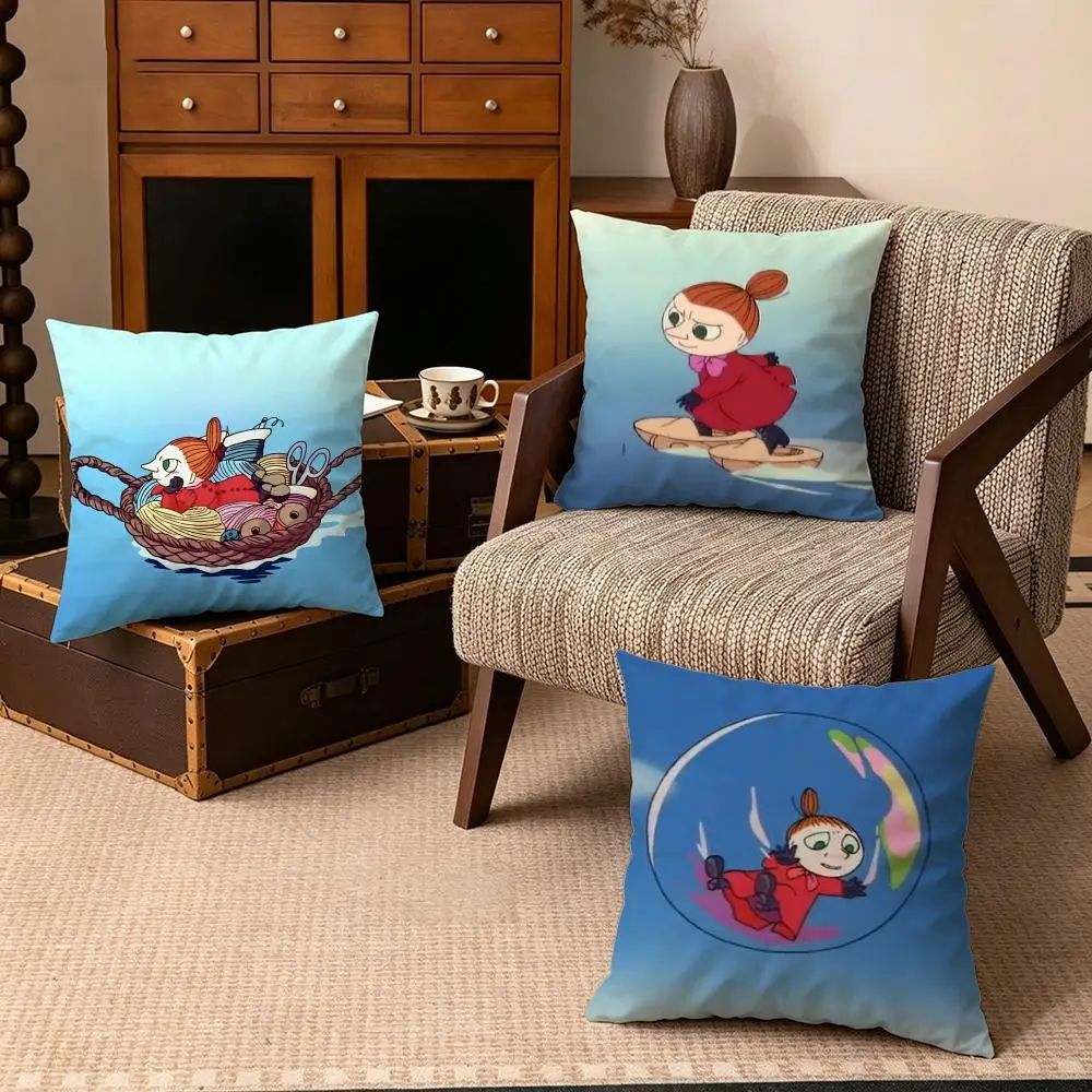 IP-Little MyS Cushion Cover Soft Velvet Cushion Cover Set 4Pcs 50x50 45x45 Zipper Pillowcase for Home Decor
