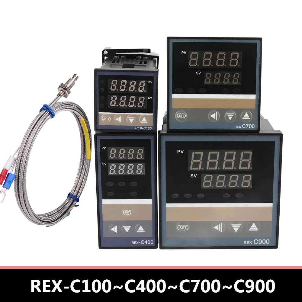 

PID RKC Digital intelligent Industrial temperature controller 240V RELAY REX-C100-C400-C700-C900 Thermostat SSR Relay output