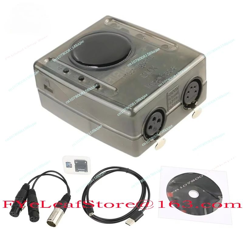 DMX interface signal decoding for stage lighting DMX 512 controllers