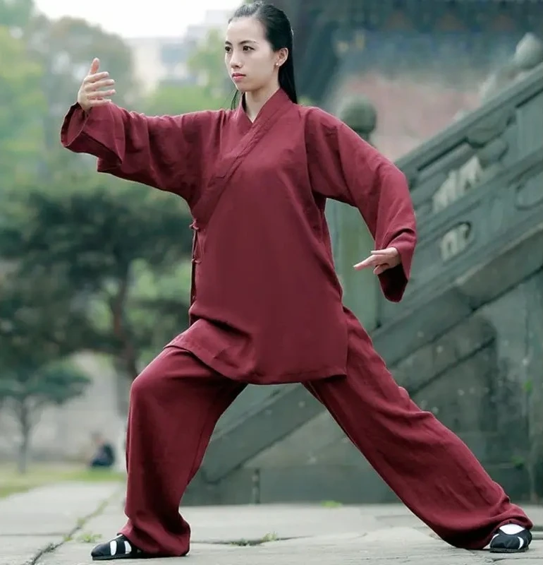 Cotton Linen Wudang Taoist Suit Tai Chi Uniform Kung fu Martial arts Yoga Meditation Clothing