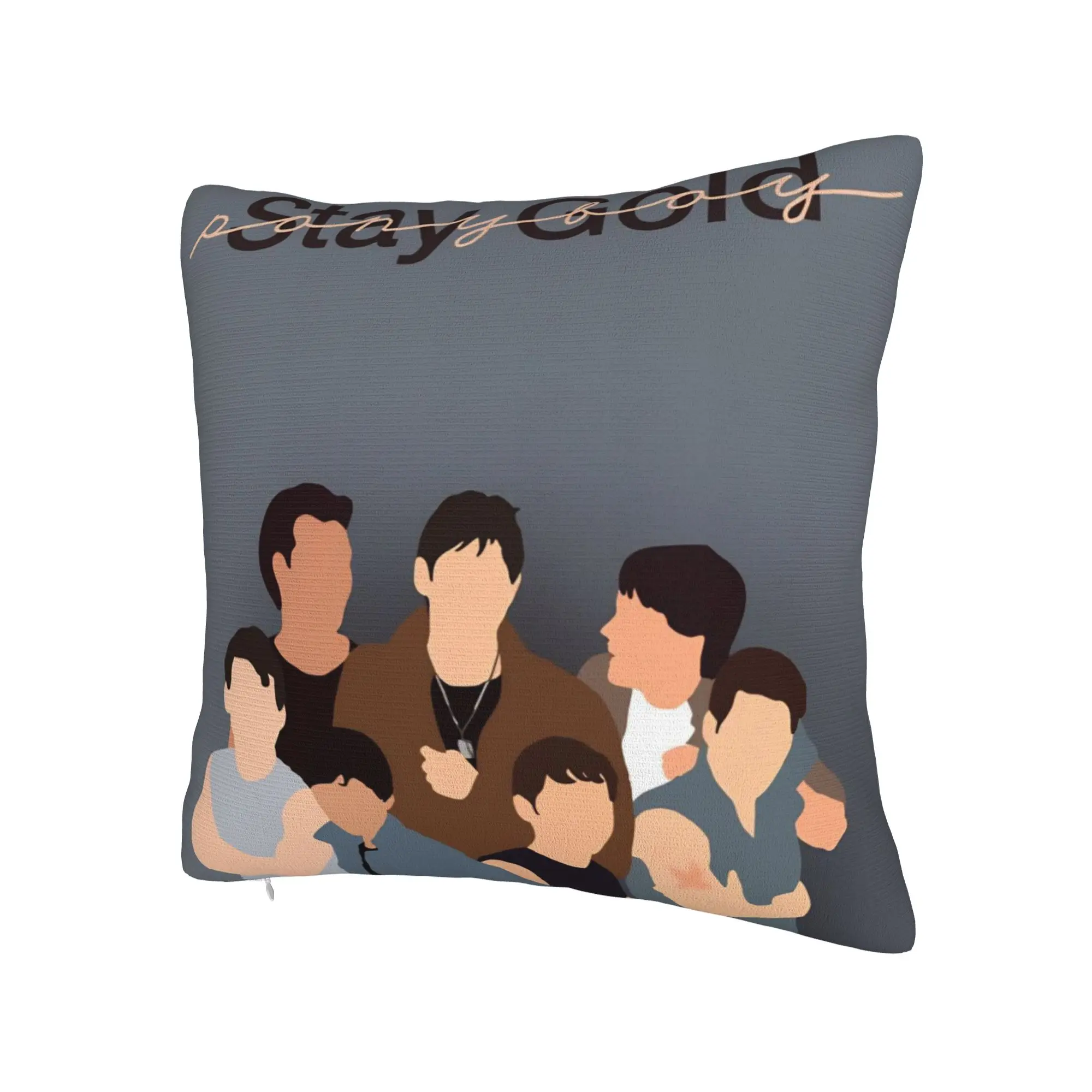 Decorative Pillow Cover The Outsiders Movie Accessories Home  Pillow Case Cover Zippered Multiple Sizes