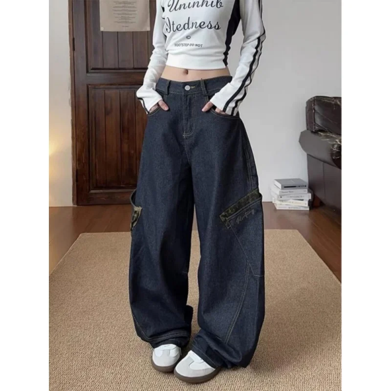 Scimitar Pants Womens For Woman Baggy Spring Linen Oversized Cargo Style Outdoors Multi-pockets Wide-legged All-match Breathable