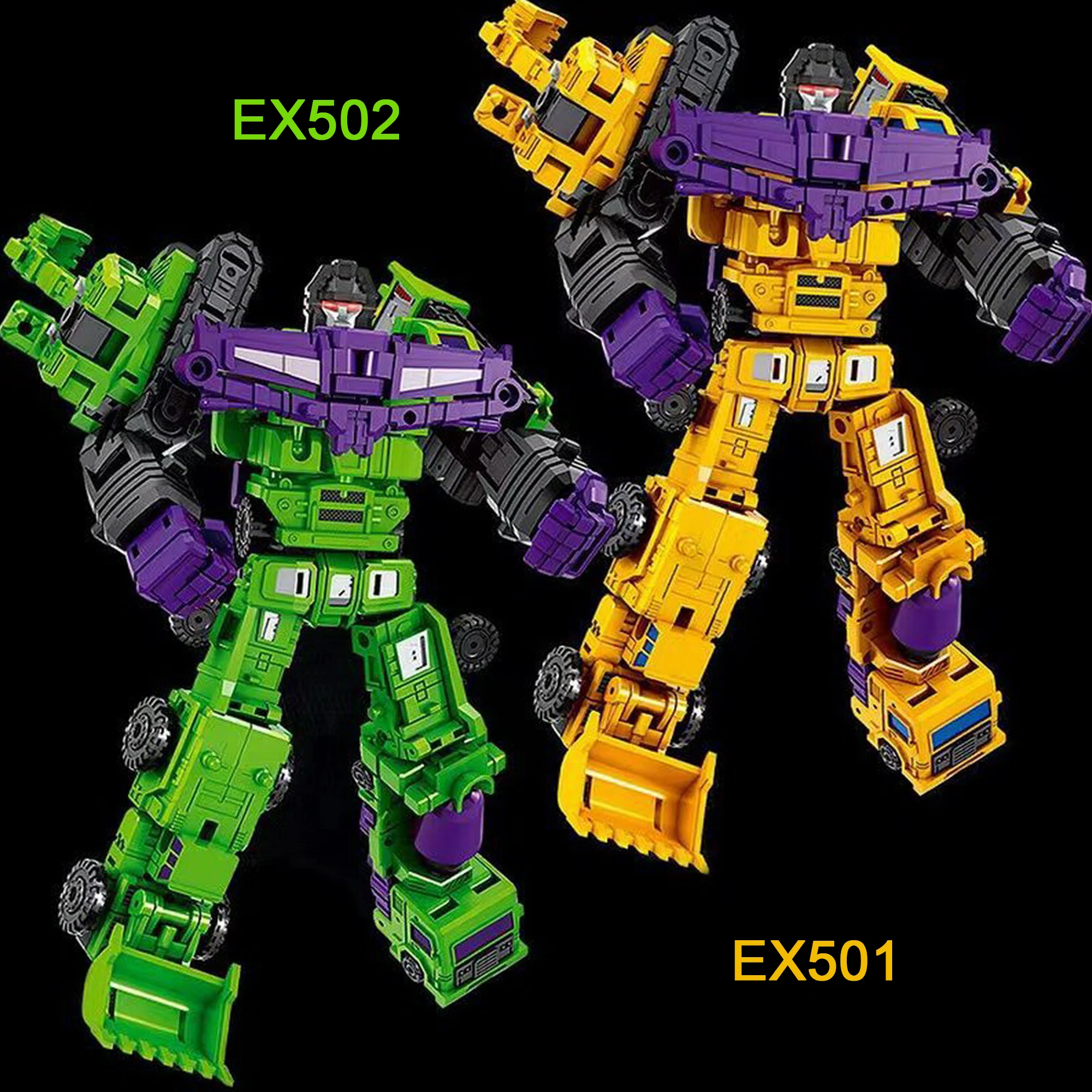 HZX Defensor H901 ألعاب التحول روبوت 5IN1 الموحد Superion Bruticus Devastator تشوه عمل الشكل