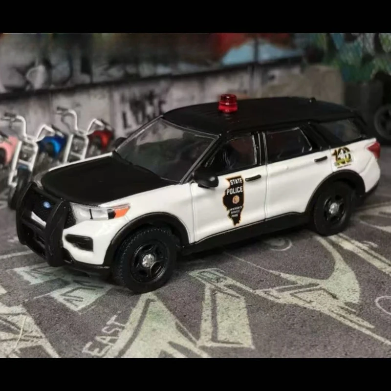 Greenlight 1:64 2022 Ford Polizia INTERCEPTOR UTILITY Alta Simulazione Pressofuso In Lega di Metallo Modello di Auto Giocattoli Per La Collezione Regalo