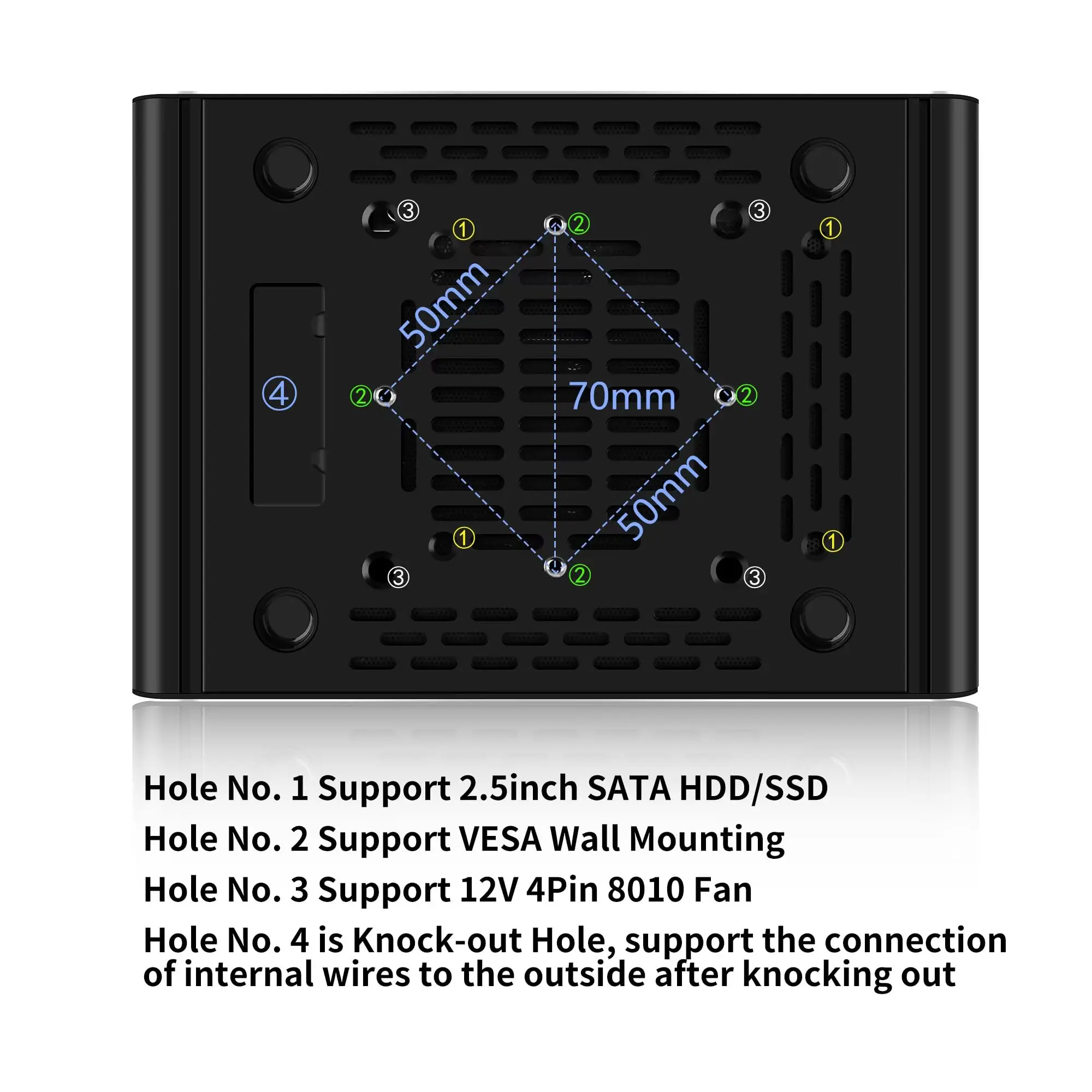 MNBOXCONET 마이크로 방화벽 PC 10GbE SFP N100/N150/N305/N355 2xi226V 2.5GbE LAN 미니 PC 어플라이언스 사무실, 베어본 RAM 없음 SSD 없음