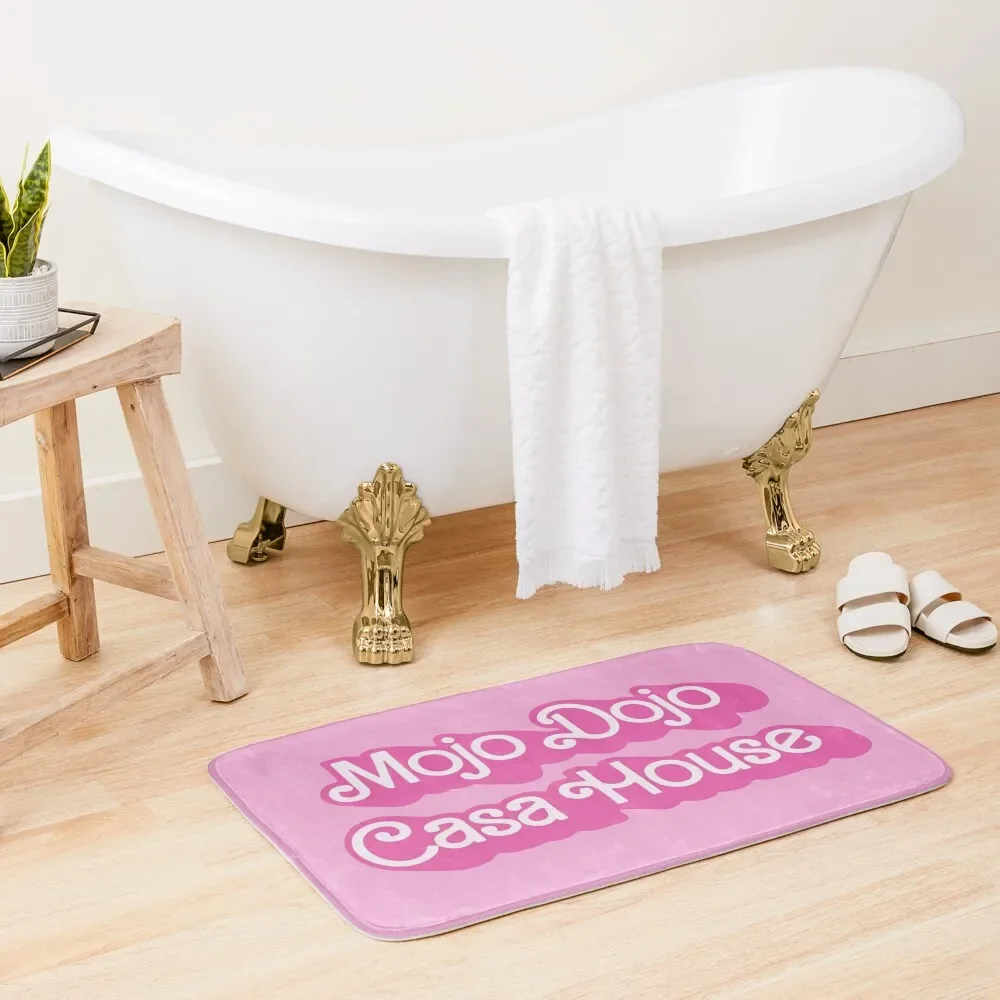 

pink Mojo Dojo Bath Mat Water Absorbent Rugs Baths Bathroom Rug Set Mat
