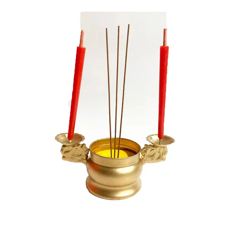 

Футболка в одном, китайская курильница Sle, домашний декоративный алтарь, настольная Будда, предложение из сплава, винтажный ретро-дизайн