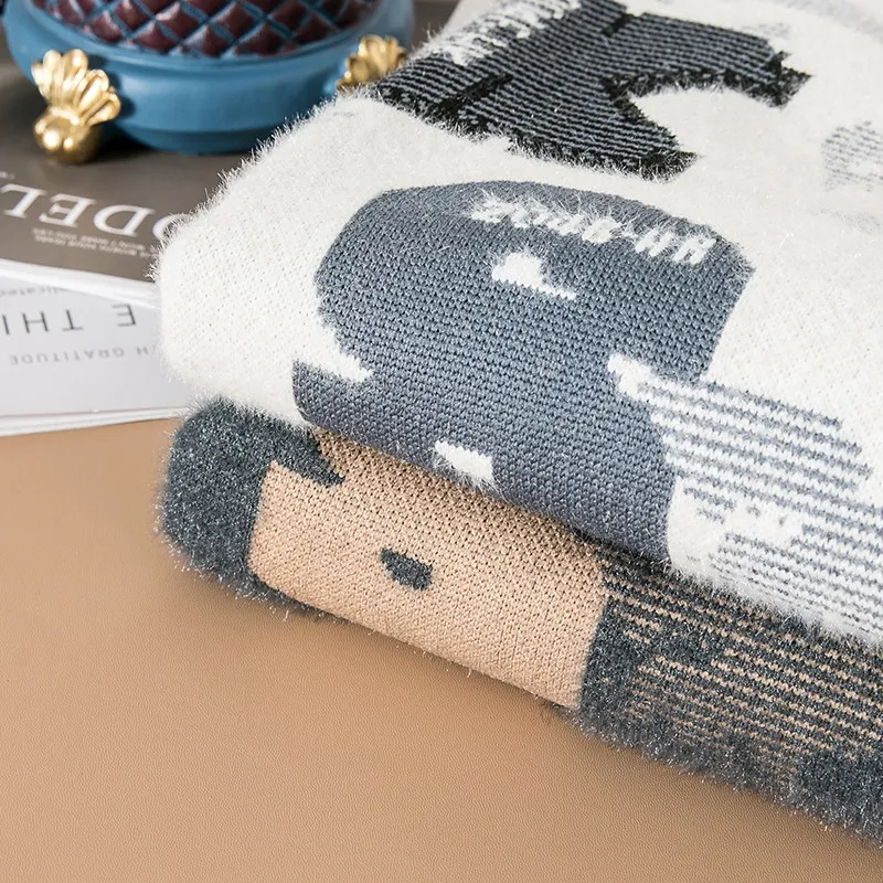 

Модный повседневный вязаный свитер с высоким воротником, базовый слой, топ для подростков, осень-зима, Новое поступление, молодежный нейлон, полиэстер...