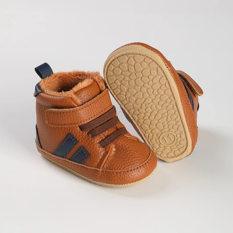 

Fashion Baby First Walkers 2025 Winter New Kids Snow Boots Comfort Soft Soled Boys' Boot Simple Versatile Girls' Ankle Boots