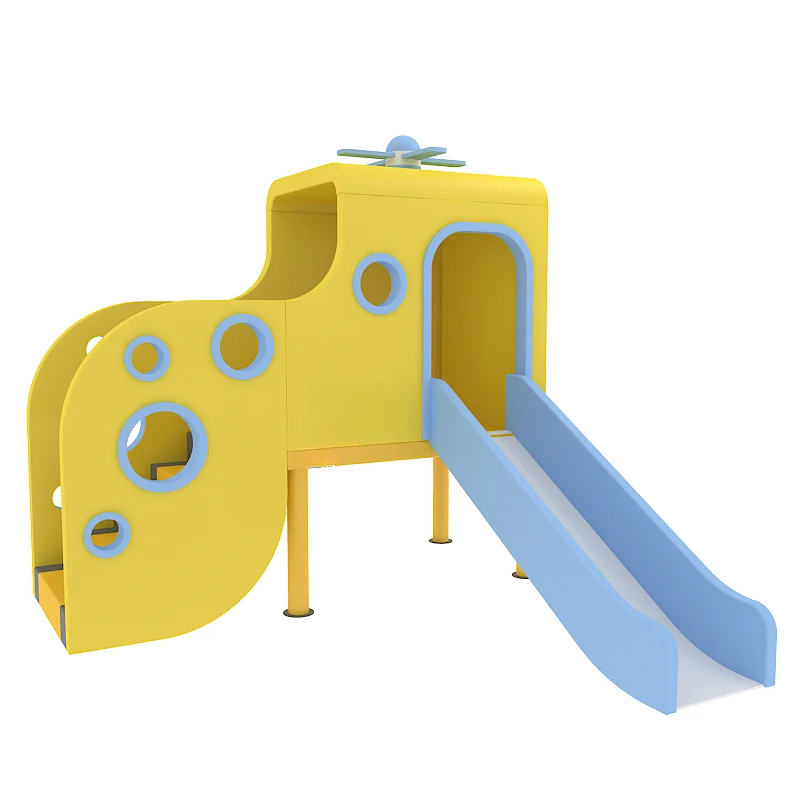 

New indoor soft bag slide, special-shaped venue, color kindergarten swimming pool, sales office community paradise