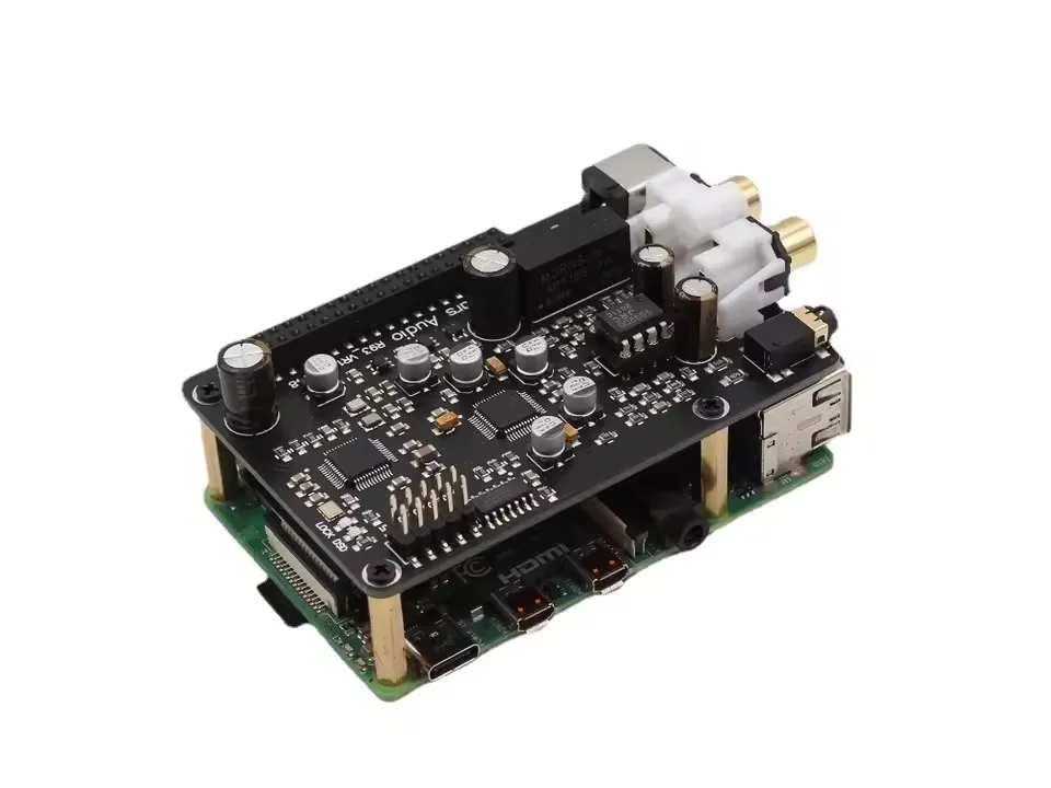 Ustars Audio R38h DAC Board Decoder With OLED Remote Control Kit IIS 768KHz DSD512 For Raspberry Pi