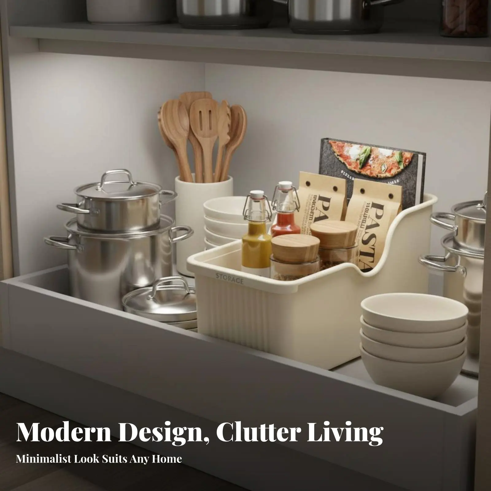 

Выдвижной контейнер-органайзер для кухни со встроенным держателем для крышки, на колесиках, универсальный для жильцов, родителей, ванной комнаты