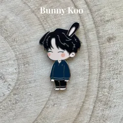 Chibi Bangtanimals -  Enamel Pin-bunny koo