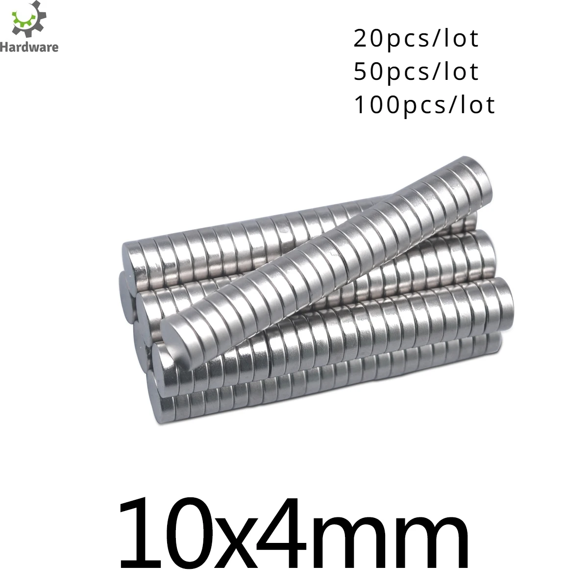 

20/50/100PCS 10x4 mm Neodymium Magnet Super Strong 10mmx4mm Powerful Magnets 10x4mm Permanent Small Round Magnet 10*4 mm