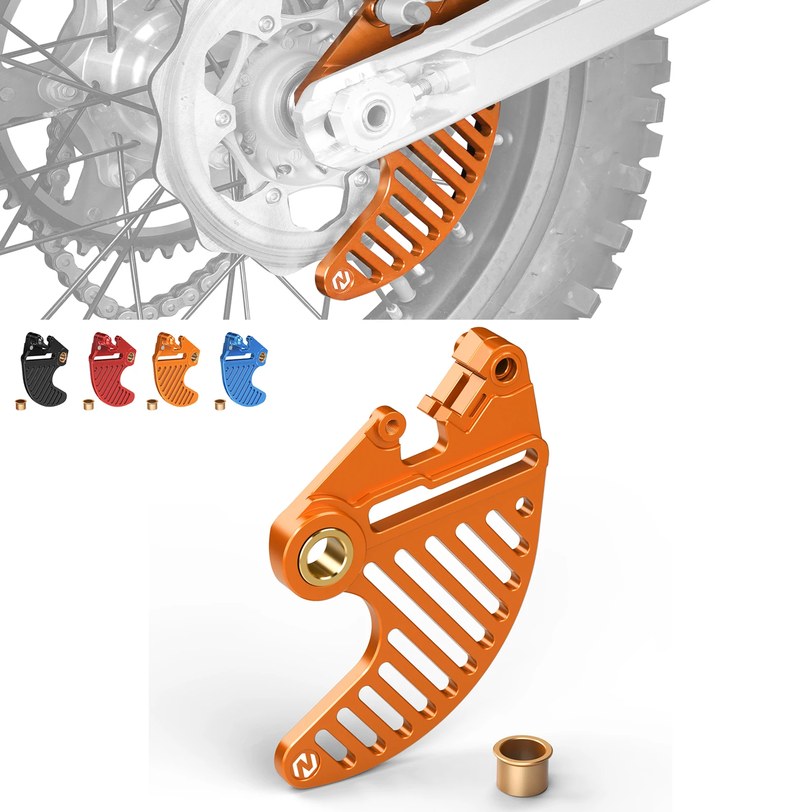 NICECNC For KTM EXC 300 2004-2026 EXC 250 EXCF 350 EXC 450 SX 125 SXF 250 SXF 450 XCW Rear Brake Disc Guard For Husqvarna TE 300