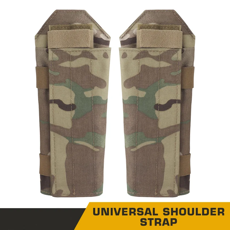 

Tactical Universal Shoulder Straps, Comfort Pads, Net Pads, Camouflage Cushioning Shoulder Pads, Hunting Training