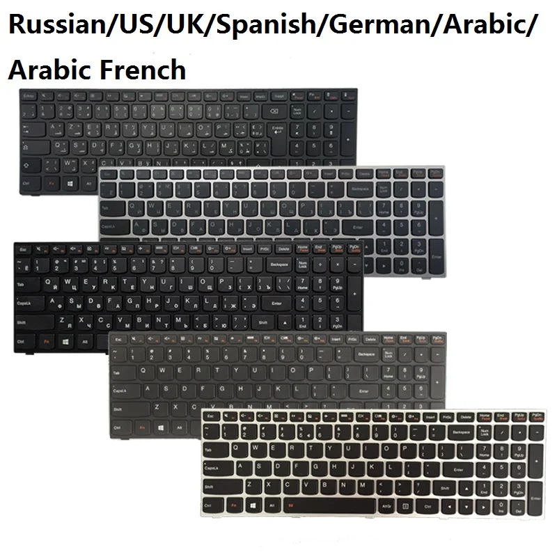 Russian/US/UK/Spanish/German/Arabic/Arabic French laptop keyboard FOR lenovo 305-15 305-15IBD 305-15IBY 305-15IHW 305-15ABM