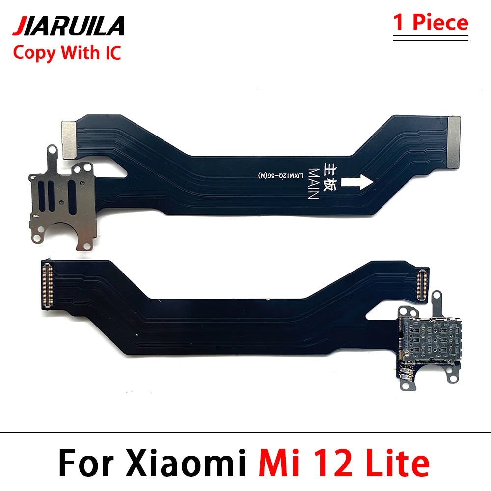 New For Xiaomi Mi 11 12 Lite Pro Poco F3 F4 5G SIM Card Holder Tray Slot Reader Socket Flex Cable