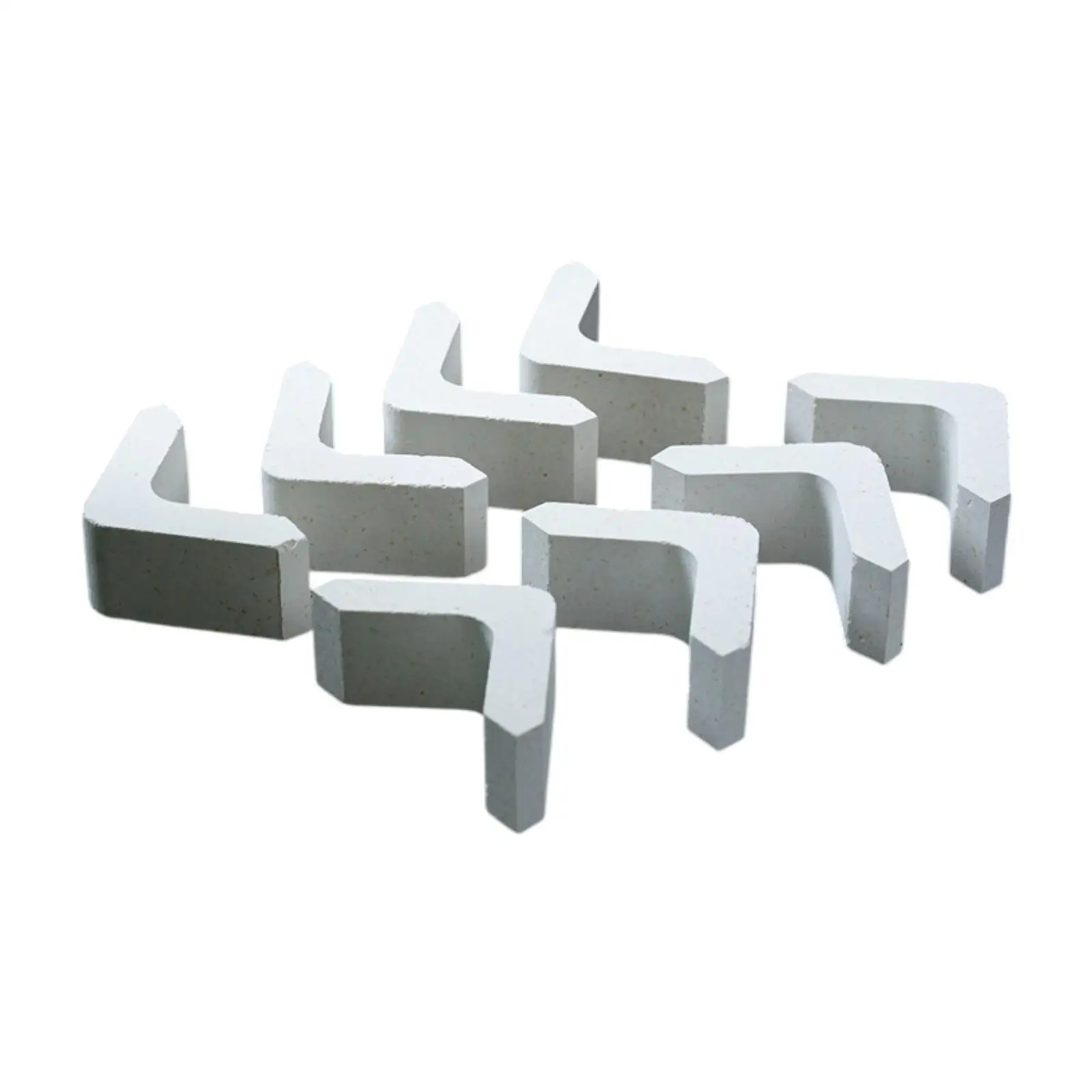 8x Ceramic Kiln Shelf Supports Stilts, Stackable for Ceramic Studio, Pottery Kiln Firing Accessories