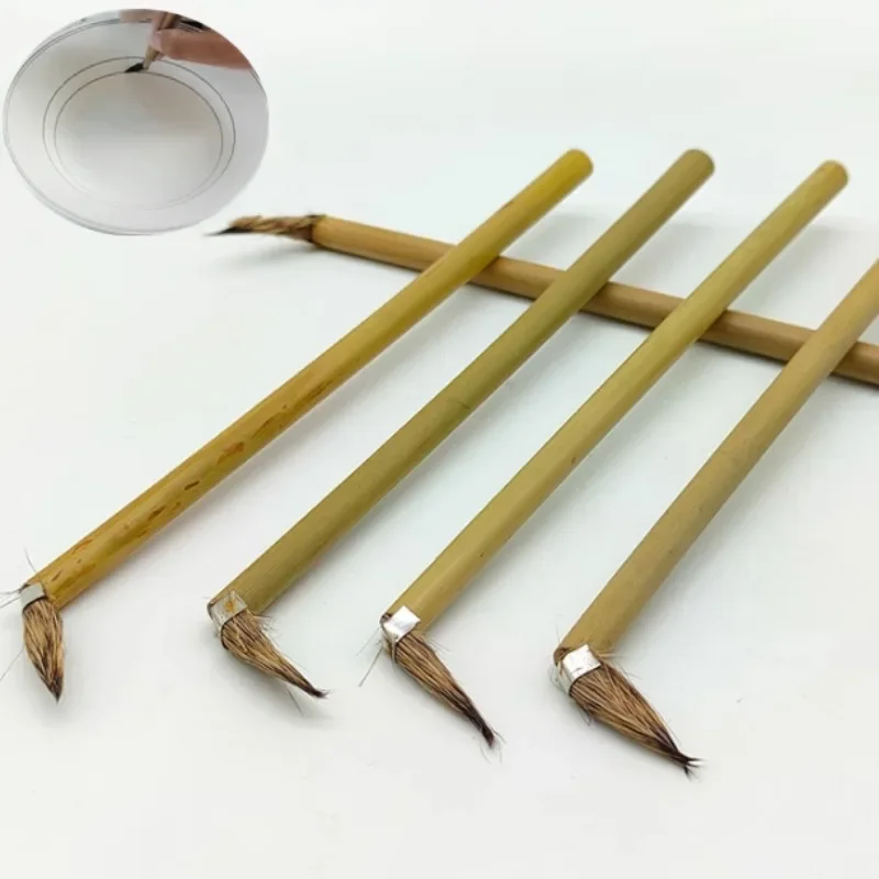 Tilting Style Ceramic Utencil Drawing Circle Pen DIY Ceramic Underglaze Painting Circle Pen Crockery Edge Decoration Craft Tool