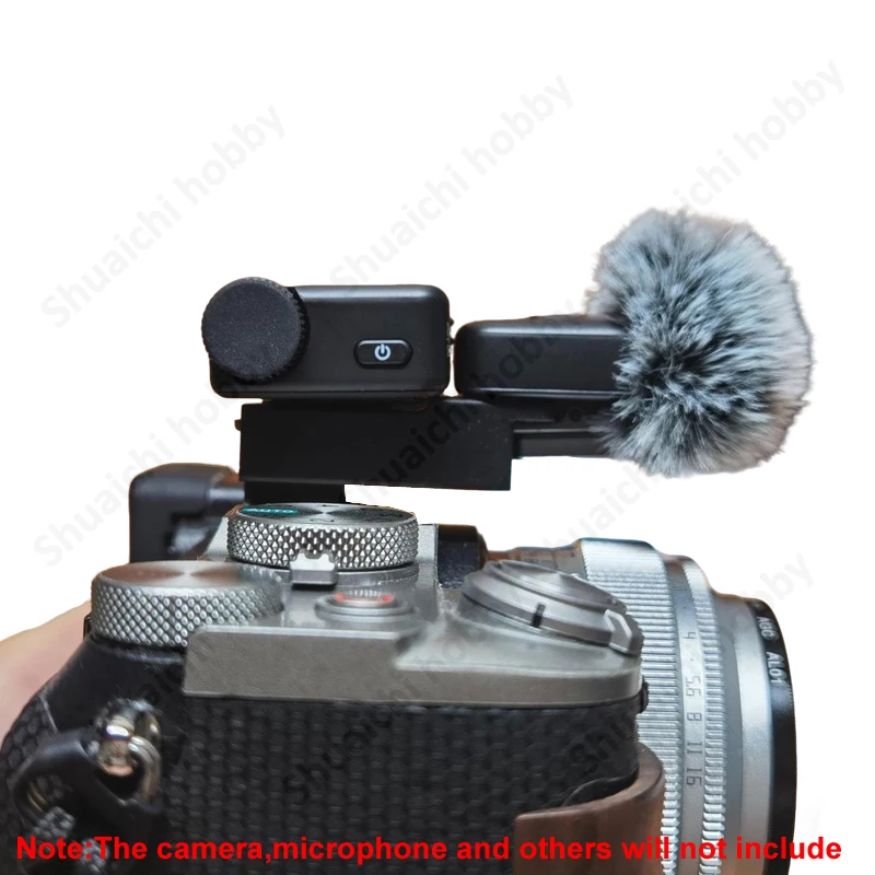 1 قطعة حامل ميكروفون لاسلكي متكامل الحذاء الساخن الارسال-استقبال 2-in-1 قوس ثابت Lavalier ملحق ل DJI MIC MINI