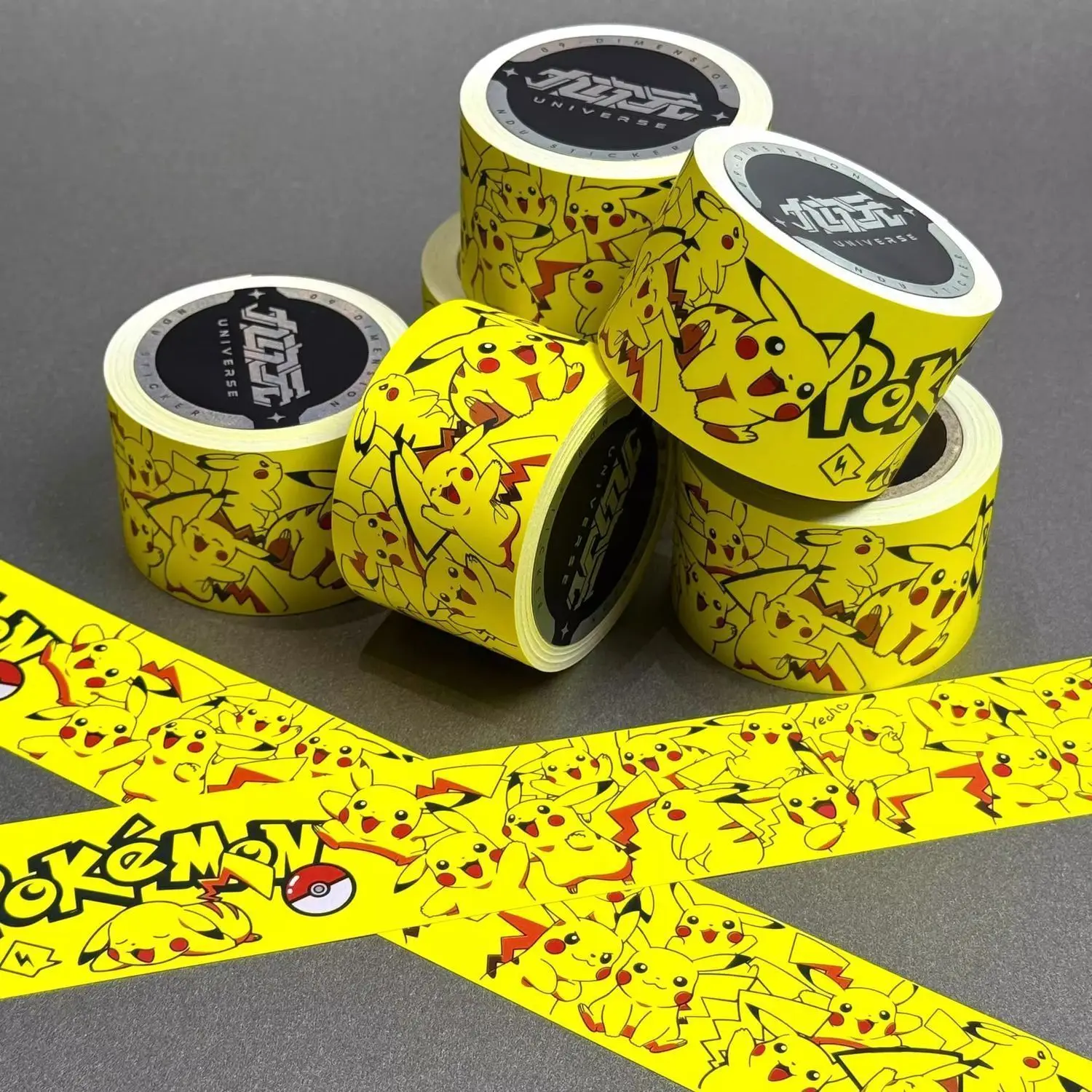 pokemon-diy-fita-decorativa-criativa-fita-de-papel-sintetico-para-colagem-diario-scrapbooking-pikachu-artesanato-fita-adesiva-adesivos