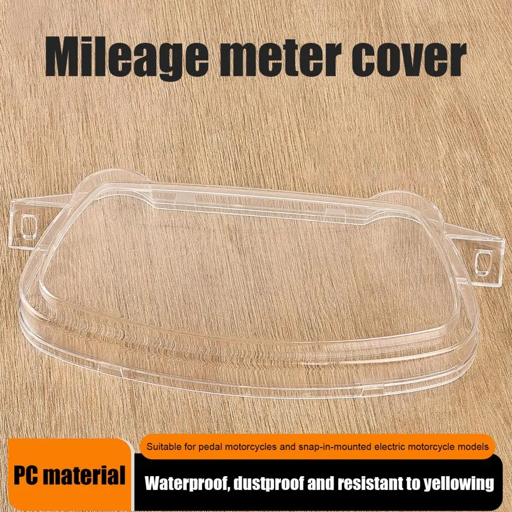 Motorcycle Dashboard Case Motorcycle Instrument Case with Transparent Cover Speedometer Steering Head Protection for Wh100t