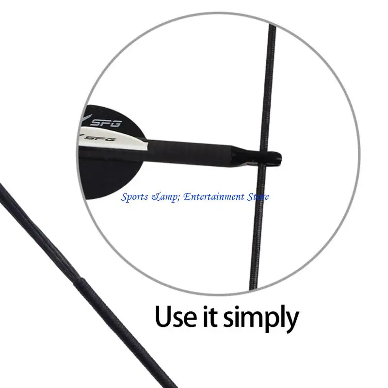 G7NF 2 Stück traditionelle Recurve-Bögen-Sehne, 52-Zoll-Bogen-Sehnenersatz für traditionelle Recurve-/Langbögen und – Detail 10