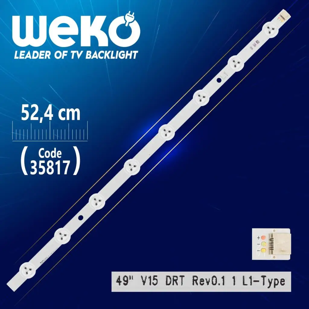 49 V15 DRT REV0.1 1 L1-TYPE - 52.4 CM 8 LED- (WK-1280)