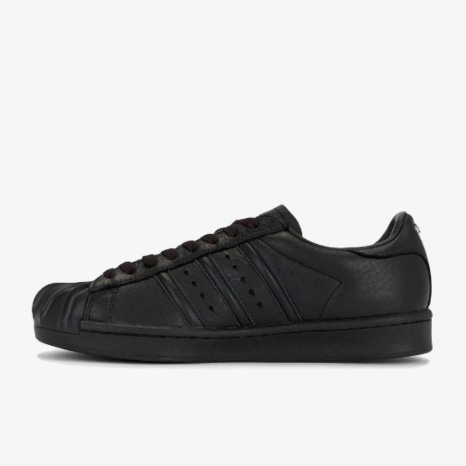 Adidas genuine clover men's and women's black low cut retro daily board shoes KI0824