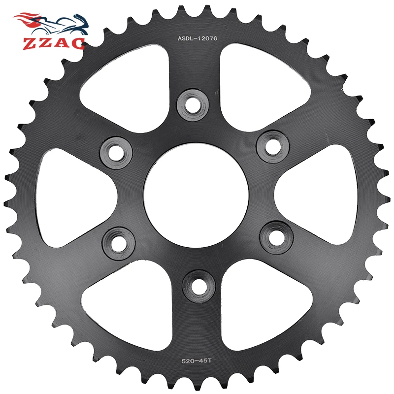 520 45T Motorcycle Rear Sprocket Staring Wheel For Husqvarna 401 Svartpilen Svartpilen401 401 Vitpilen Vitpilen401 2018-2020