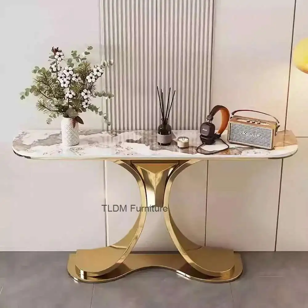 

Simple Unique Hallway Table Trendy Beauty Delicacy Modern Corner Table Design Minimalist Tabel Console Hallway Table Furniture